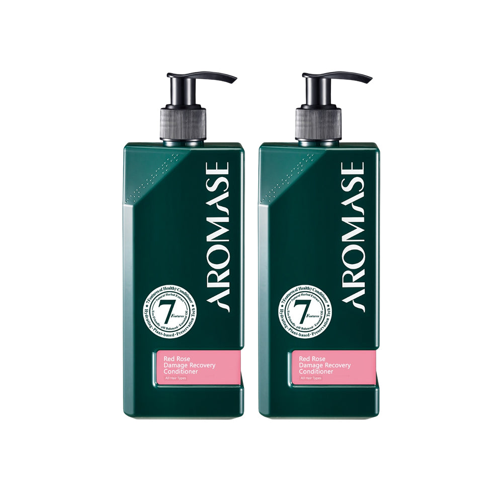 Aromase 红玫瑰重建发质护发素 400ml x2
