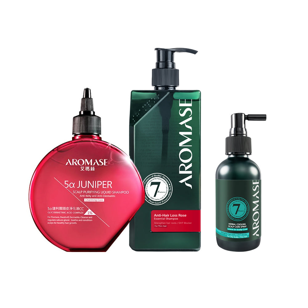 Aromase 玫瑰生发3步骤组合 (大件组)