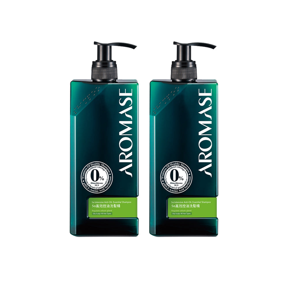 Aromase 5α 高效控油洗髮精 400ml x2